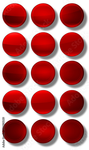 Illustration: Web Buttons glossy- set Web Buttons glossy- set
