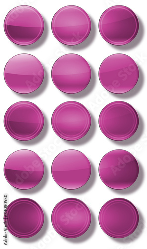 Illustration: Web Buttons glossy- set Web Buttons glossy- set