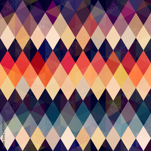 Vector: seamless retro diamond background seamless retro diamond background