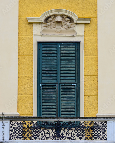 Photo: Schonbrunn palace in Vienna Austria - Terrace detail Schonbrunn palace in Vienna Austria - Terrace detail