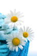 Handtücher Blau Margeriten
