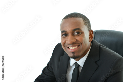 Photo: Businessman with laptop on Floor Businessman with laptop on Floor
