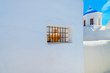 Greece Santorini island in Cyclades,  wide view of white washed