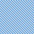 Seamless Pattern Octoberfest Blue/White Diagonal