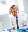 Businessman under stress