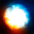 Explosion in the sky, vector Eps10 illustration.