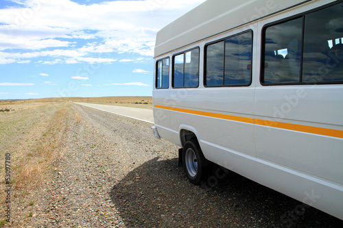 Photo: Minibus on Roadside Minibus on Roadside