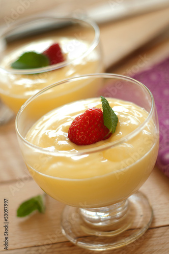 Photo: Vanillepudding zum Dessert Vanillepudding zum Dessert