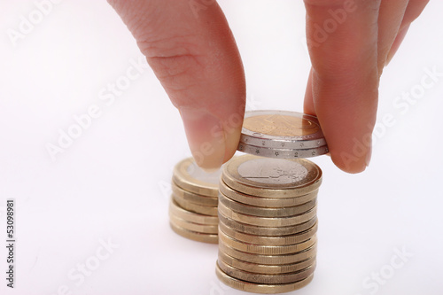 Photo: Monedas de Euro Monedas de Euro