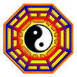 Illustration: Pakua, Bagua, Feng Shui Symbol, Kompass Pakua, Bagua, Feng Shui Symbol, Kompass