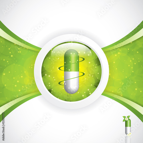 Vector: Alternative medication concept Alternative medication concept