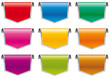 Frecce tridimensionali in 9 colori