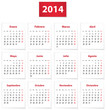 2014 Spanish calendar
