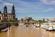 Dresden Bruhl's Terrace, 05.06.2013, Elbe 840cm high