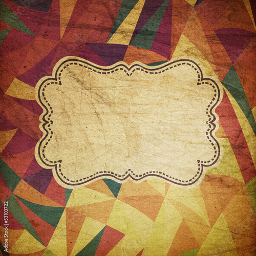Illustration: Retro grunge circus background Retro grunge circus background