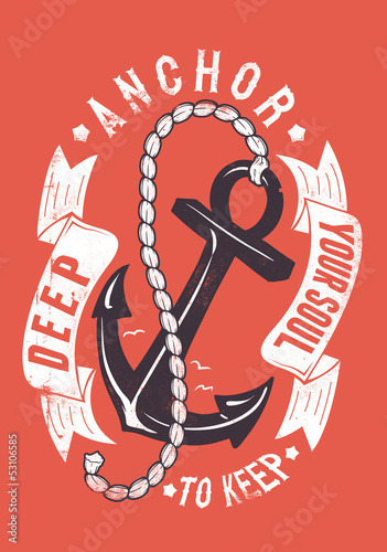 Vector: Anchor your soul Anchor your soul