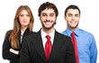 Three businessman portrait