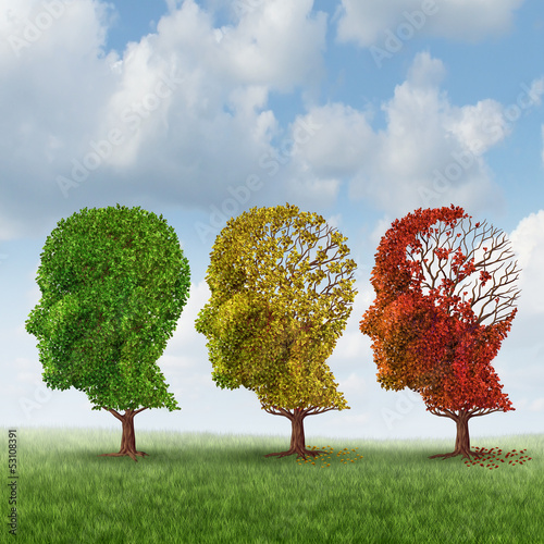 Illustration: Brain Aging Brain Aging