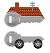 House and car keys