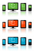 Computers, tablets and phones