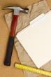 Hammer and Measuring Tape