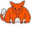 Cute Fat Cat