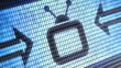 Vidéo : tv icon on screen. Looping. tv icon on screen. Looping.