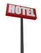 canvas print picture - hotel