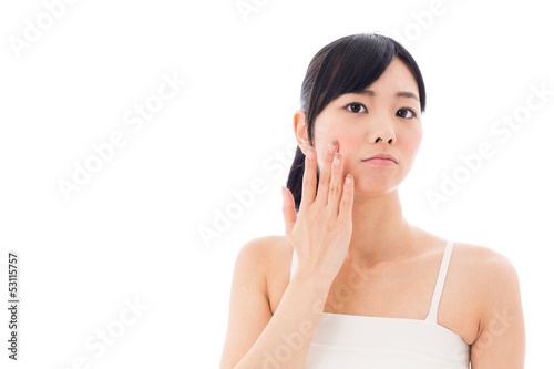 Photo: attractive asian woman skin care image attractive asian woman skin care image