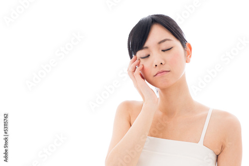 Photo: attractive asian woman skin care image attractive asian woman skin care image