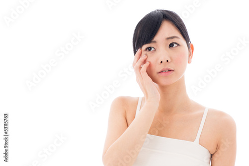 Photo: attractive asian woman skin care image attractive asian woman skin care image