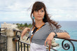 Photo: Happy young woman in travel Happy young woman in travel