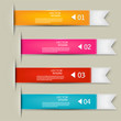 Vector: Set of bookmarks, stickers, labels, tags. Numbered banners. Vect Set of bookmarks, stickers, labels, tags. Numbered banners. Vect