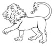 Vektor: Stylised Lion illustration Stylised Lion illustration