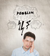 Photo: Stressed businessman concept Stressed businessman concept