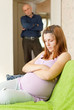 pregnant couple having problems