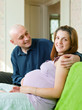 Happy pregnant couple