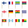 Set of international flags