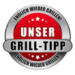 5 Star Button rot UNSER GRILL-TIPP EWG EWG