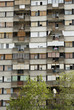 Typical socialistic block in Serbia