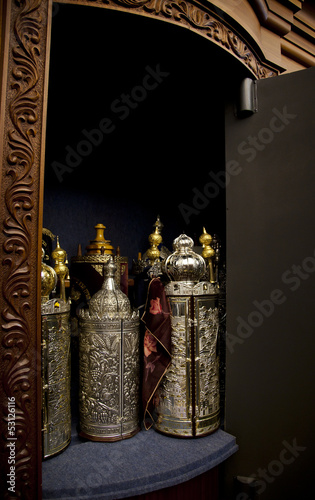 Photo: Torah Scrolls Cabinet Torah Scrolls Cabinet