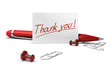Illustration: Thank you, acknowledgment card Thank you, acknowledgment card