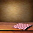 Empty table ready for your product display montage