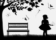Girl in the garden