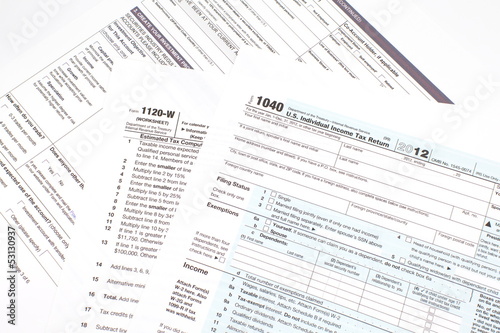 Photo: Income Tax Document Income Tax Document