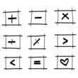 hand drawing icon
