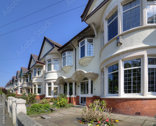 Photo: Row of Houses, UK Row of Houses, UK