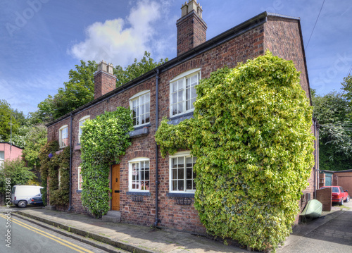 Photo: Detached House with Ivy, UK Detached House with Ivy, UK