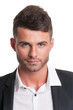 Portrait of smart modern businessman in suit