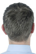 man's head isolated